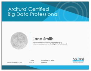 Arcitura Certified Big Data Professional