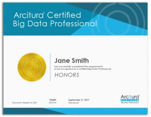 Arcitura Certified Big Data Professional